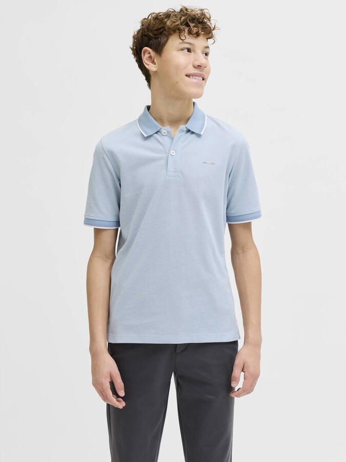 JACK & JONES JUNIOR polo lichtblauw