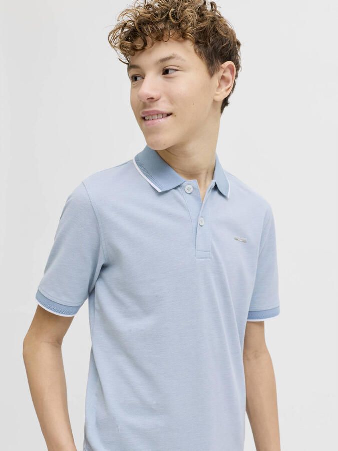 JACK & JONES JUNIOR polo lichtblauw - Foto 2