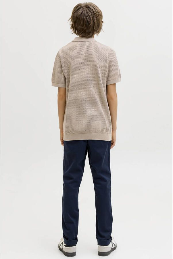 JACK & JONES JUNIOR polo zand fijn gebreid - Foto 2