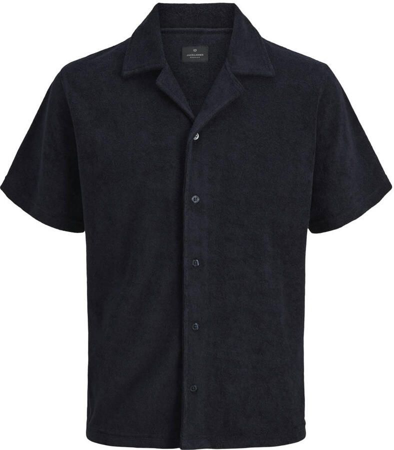 JACK & JONES JUNIOR polo zwart gebreid