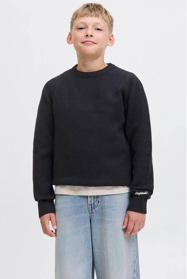 Jack & jones Regular fit pullover in gebreide look model 'Jorno'