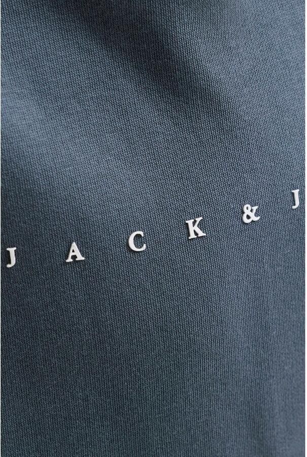 JACK & JONES JUNIOR hoodie met tekst antraciet - Foto 2