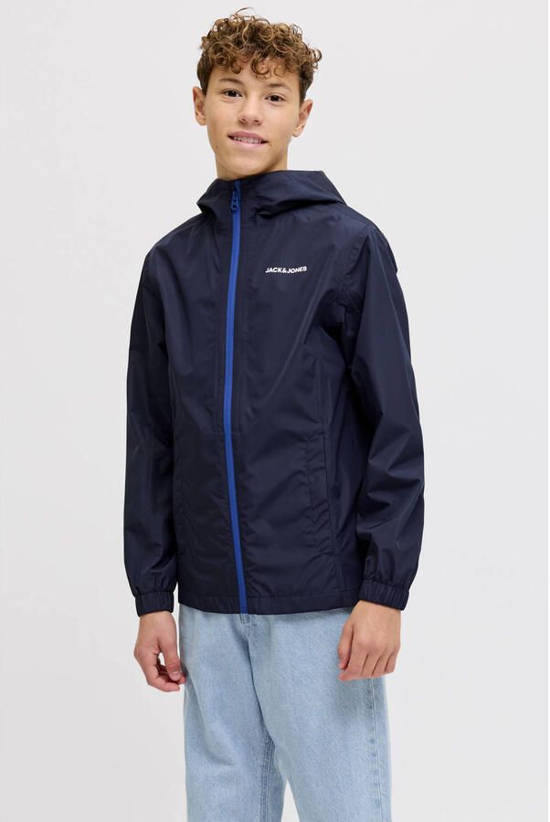 JACK & JONES JUNIOR regenjas donkerblauw