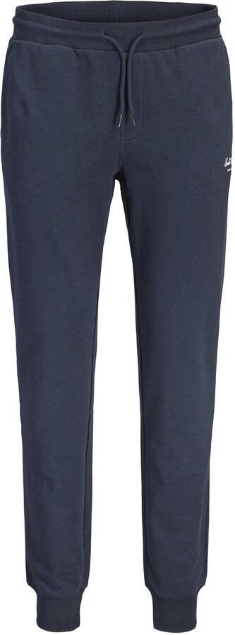JACK & JONES JUNIOR regular casual broek donkerblauw