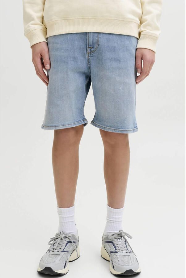 JACK & JONES JUNIOR regular denim short light blue denim