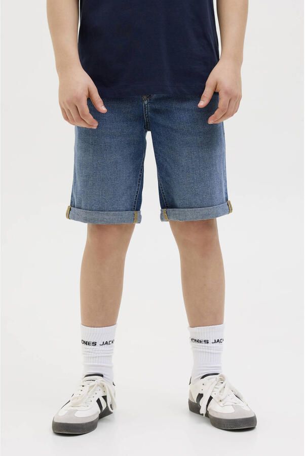 JACK & JONES JUNIOR regular denim short medium blue denim - Foto 3