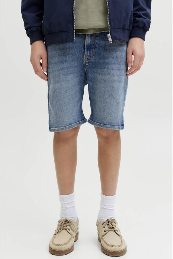 JACK & JONES JUNIOR regular denim short medium blue denim