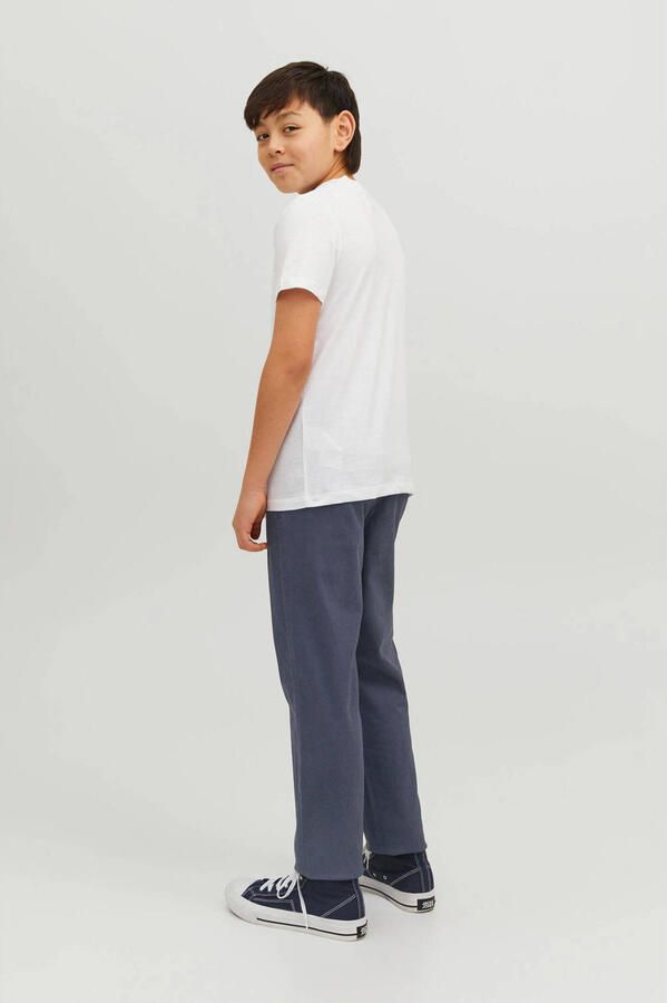 Jack & jones JUNIOR regular fit broek JPSTMARCO JJDAVE blauw Jongens Stretchkatoen 170 - Foto 2