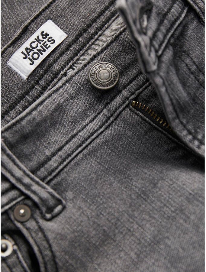 Jack & jones JUNIOR regular fit jeans JJICLARK grey denim Grijs Jongens Stretchdenim 128 - Foto 2