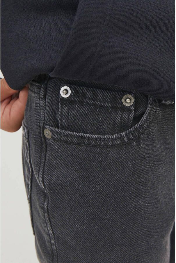 Jack & jones JUNIOR regular fit jeans JJICLARK JJORIGINAL black denim Zwart 128 - Foto 3