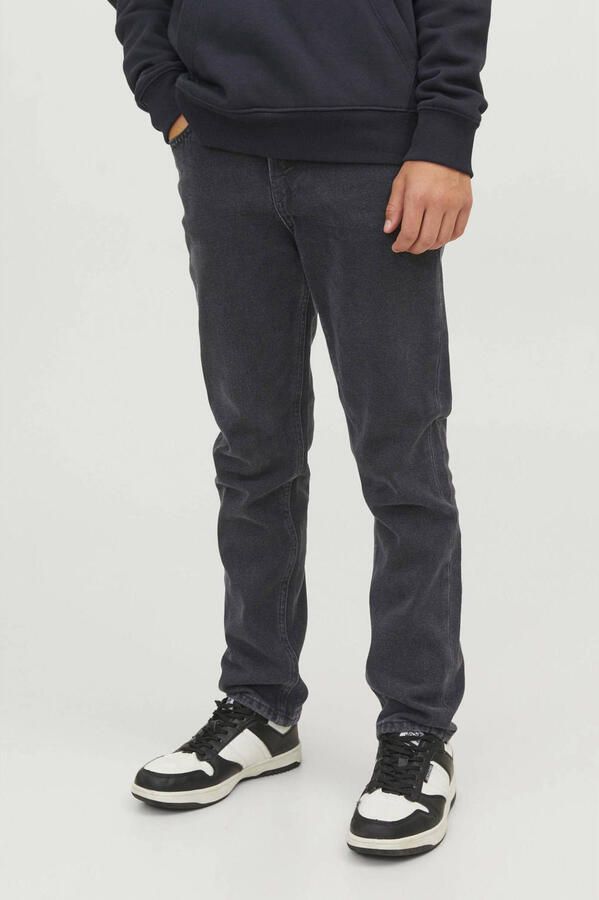 Jack & jones JUNIOR regular fit jeans JJICLARK JJORIGINAL black denim Zwart 128 - Foto 2