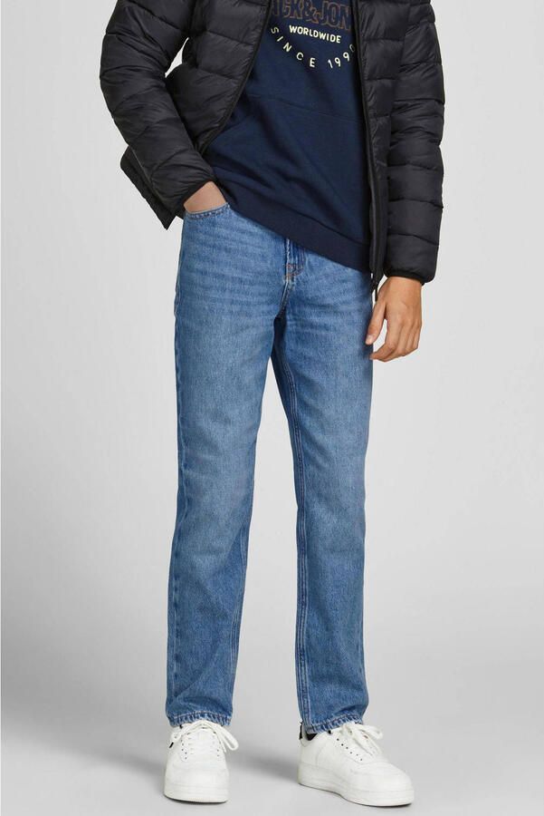 Jack & jones JUNIOR regular fit jeans JJICLARK JJORIGINAL blue denim Blauw Jongens Katoen 116 - Foto 2