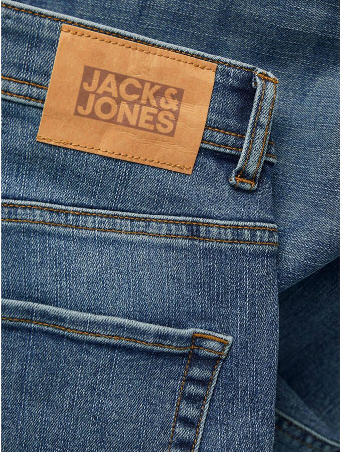 Jack & jones JUNIOR regular jeans JJICLARK medium blue denim Blauw Jongens Stretchdenim 134 - Foto 2