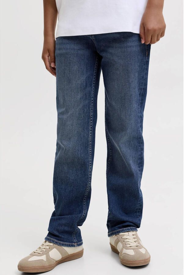 JACK & JONES JUNIOR regular fit jeans mediumblauw