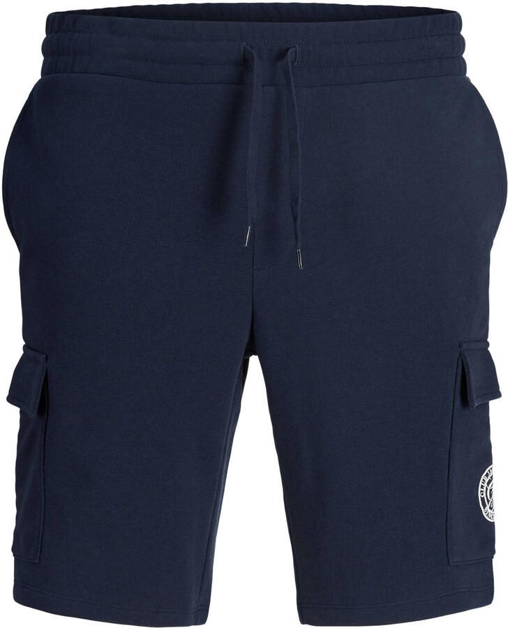 JACK & JONES JUNIOR regular sweatshort donkerblauw