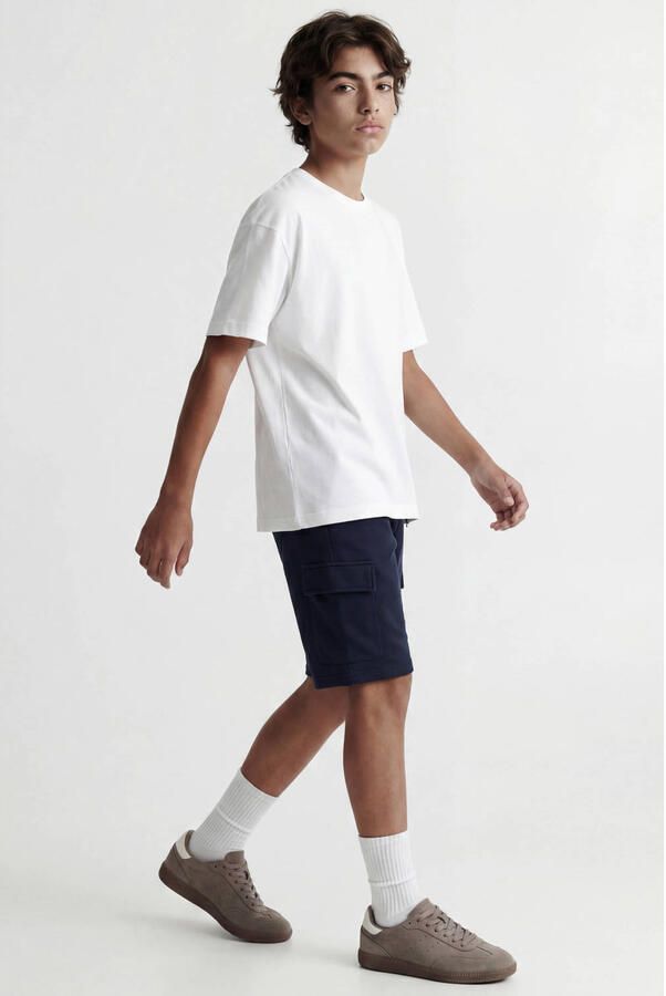 JACK & JONES JUNIOR regular sweatshort donkerblauw - Foto 2