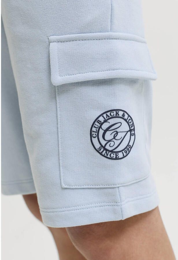 JACK & JONES JUNIOR regular sweatshort lichtblauw - Foto 2