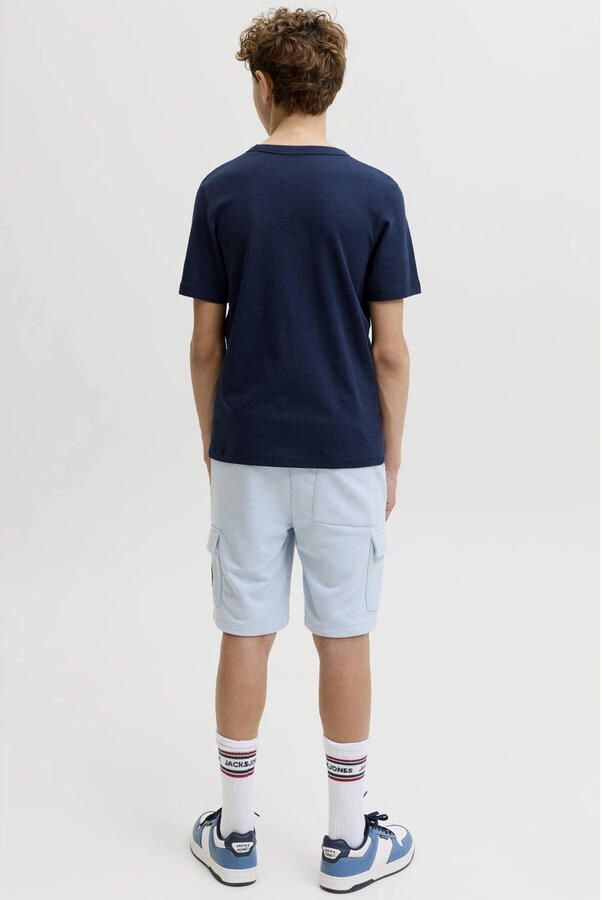JACK & JONES JUNIOR regular sweatshort lichtblauw - Foto 3