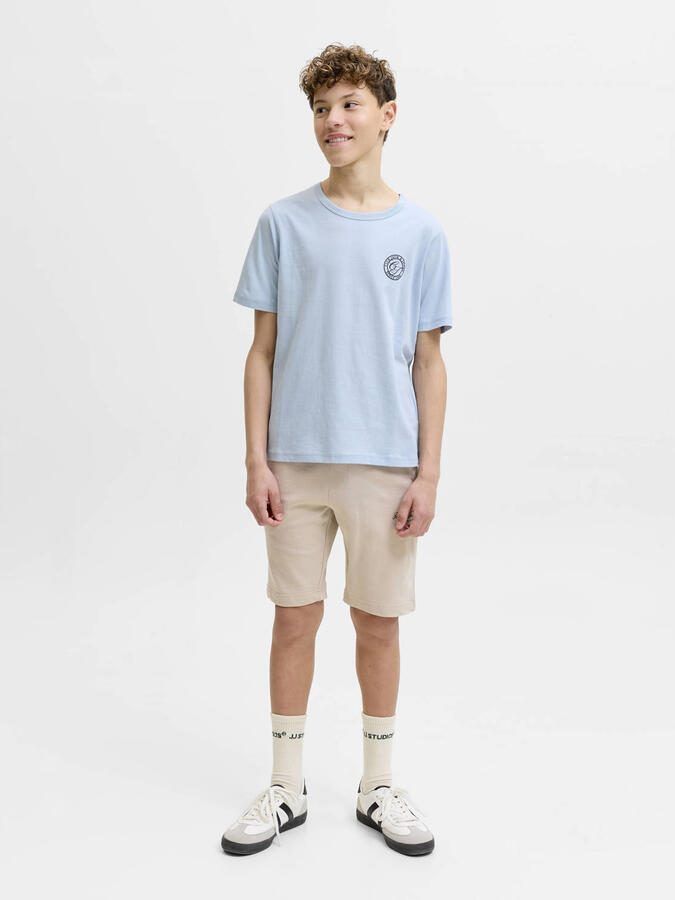 JACK & JONES JUNIOR regular waist sweatshort beige - Foto 2