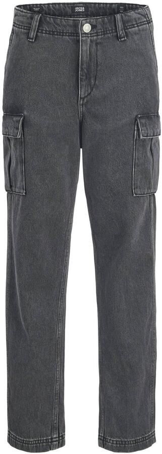 JACK & JONES JUNIOR relaxed cargo jeans black denim