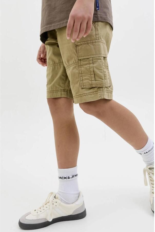 Jack & jones Regular fit korte cargobroek met labelpatch model 'BOWIE'