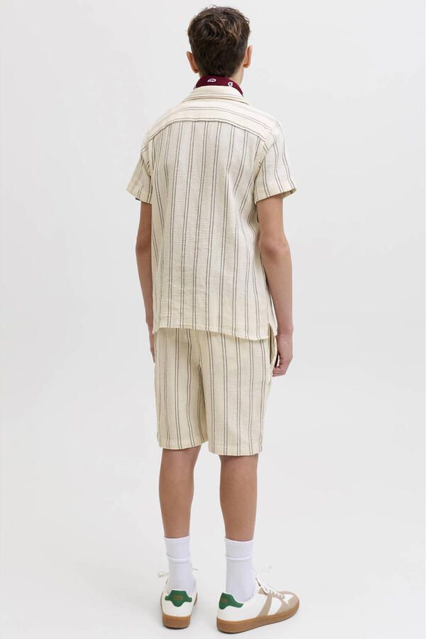 JACK & JONES JUNIOR relaxed casual overhemd ecru - Foto 3
