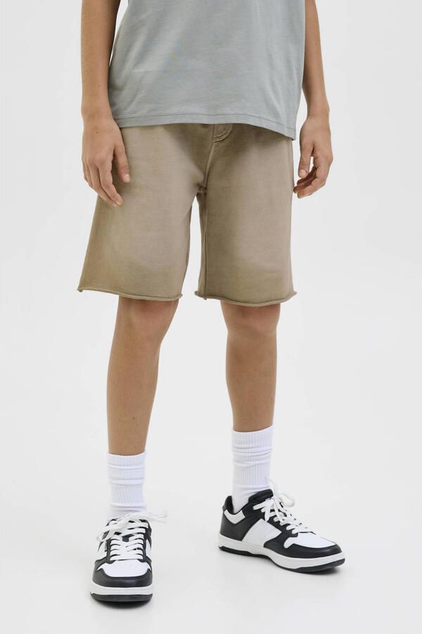 JACK & JONES JUNIOR relaxed casual short donkergroen - Foto 2