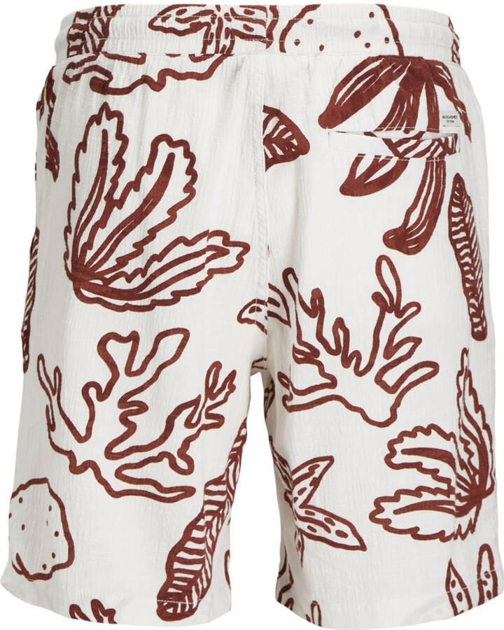 JACK & JONES JUNIOR relaxed casual short donkerrood - Foto 2