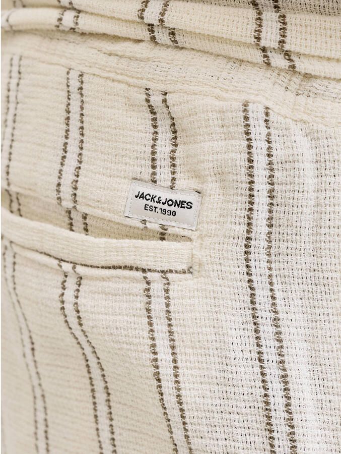 JACK & JONES JUNIOR relaxed gestreepte casual short ecru gebreid - Foto 2