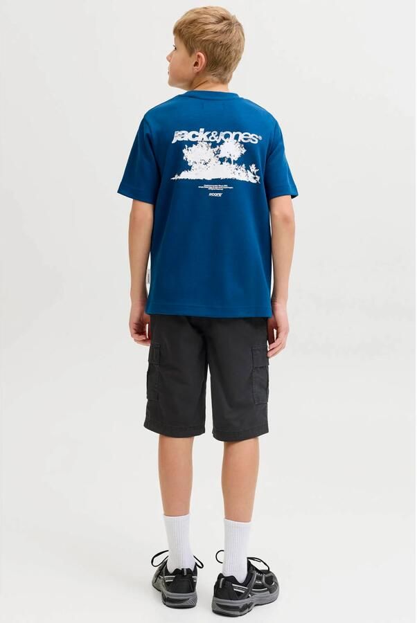 JACK & JONES JUNIOR relaxed high waist cargo short zwart - Foto 3