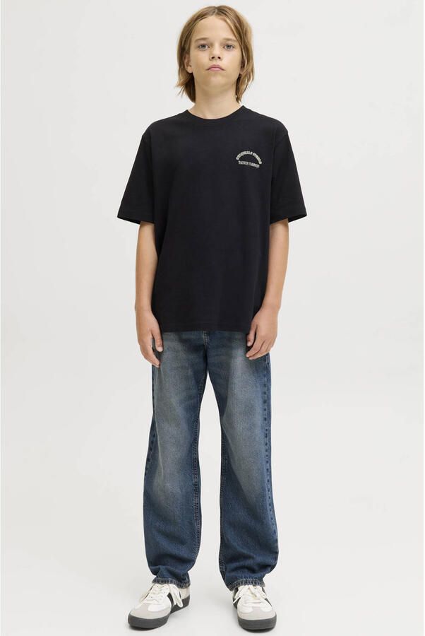 JACK & JONES JUNIOR relaxed high waist loose fit jeans medium blue denim - Foto 2