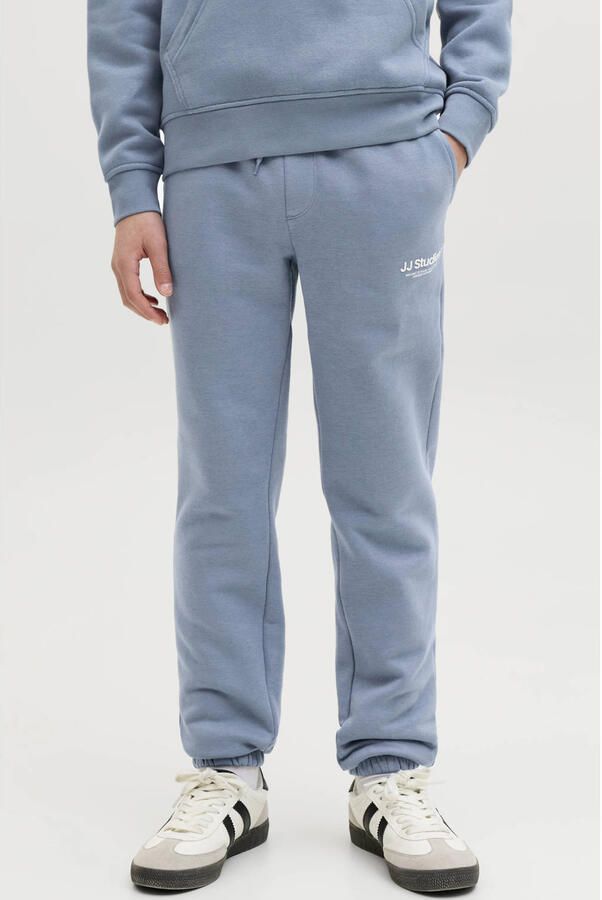 JACK & JONES JUNIOR relaxed joggingbroek lichtblauw