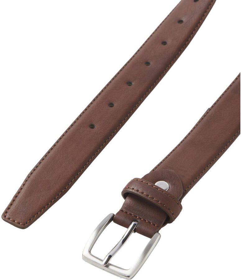 Jack & jones JUNIOR riem cognac Bruin Jongens Imitatieleer Effen 70 - Foto 2