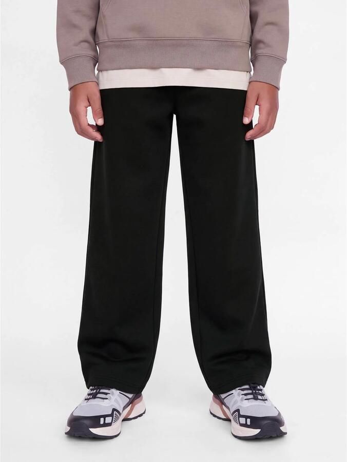 JACK & JONES JUNIOR scuba sweatpants zwart Broek Effen
