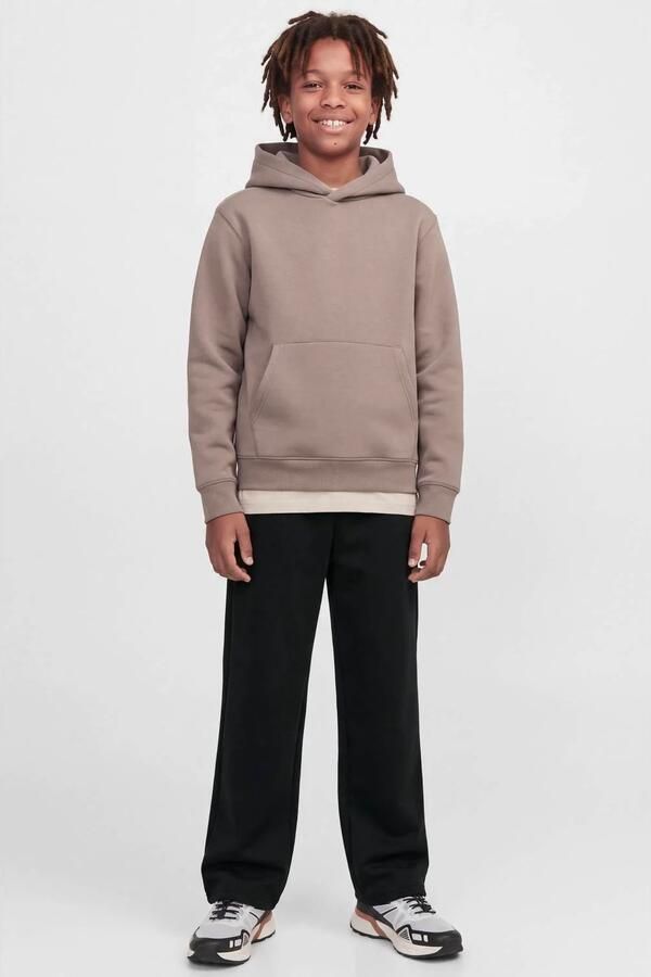 JACK & JONES JUNIOR scuba sweatpants zwart Broek Effen - Foto 3