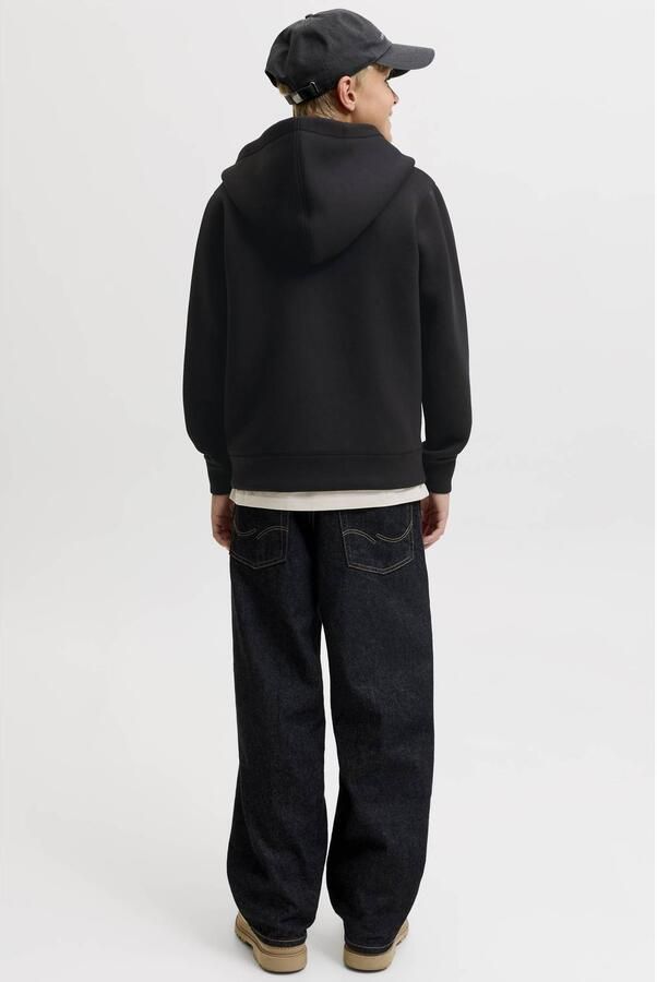 JACK & JONES JUNIOR scuba vest zwart Jongens Sweat Capuchon Effen - Foto 2