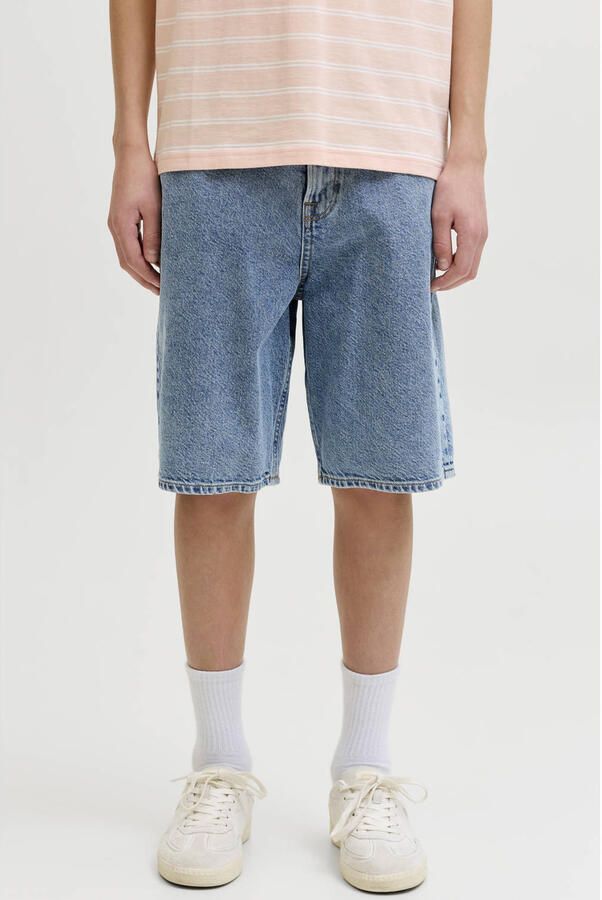 Jack & jones baggy fit korte jeans met steekzakken model 'ALEX'
