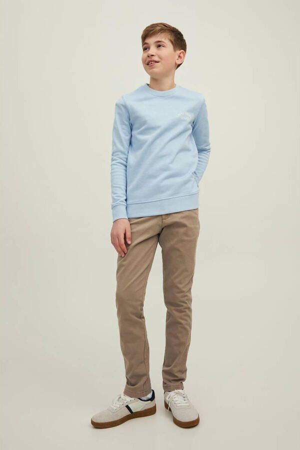 Jack & jones JUNIOR broek JJIMARCO beige Jongens Stretchkatoen Effen 152 - Foto 2
