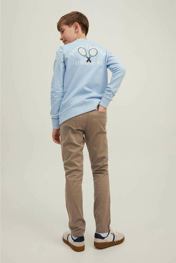 Jack & jones JUNIOR broek JJIMARCO beige Jongens Stretchkatoen Effen 128 - Foto 2