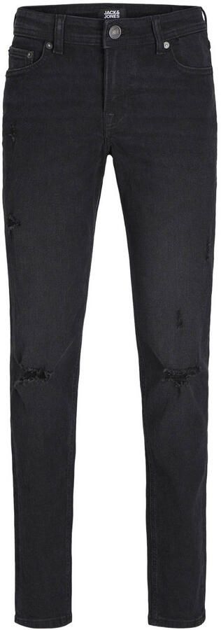 Jack & jones JUNIOR slim fit jeans JJIGLENN JJORIGINAL black denim Zwart 128