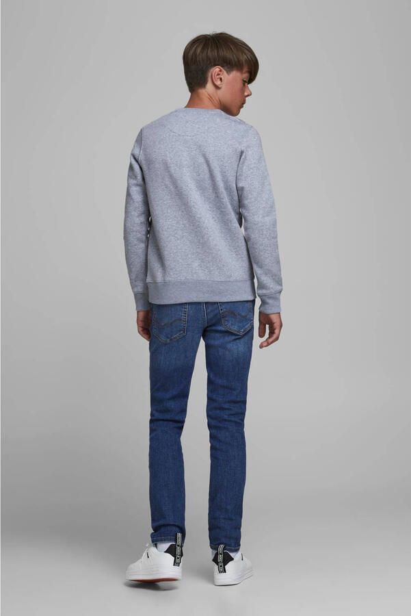 Jack & jones JUNIOR slim fit jeans JJIGLENN stonewashed Blauw Jongens Stretchdenim 140 - Foto 2
