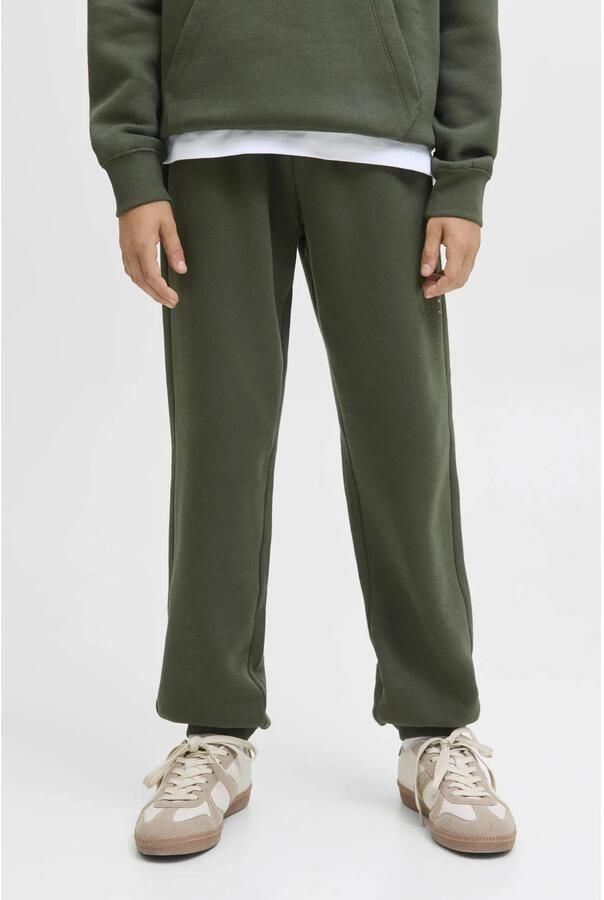 JACK & JONES JUNIOR slim sweatpants donkergroen - Foto 3
