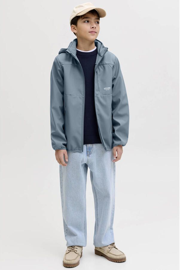 JACK & JONES JUNIOR softshell jas blauw - Foto 3
