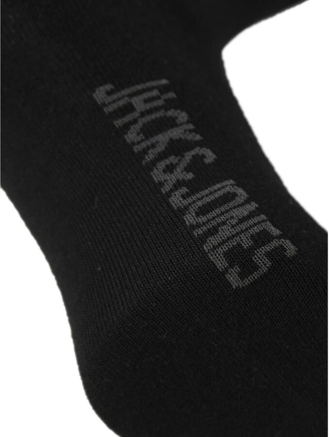Jack & jones JUNIOR sokken JACBLACK set van 5 zwart Jongens Katoen Effen 38 43