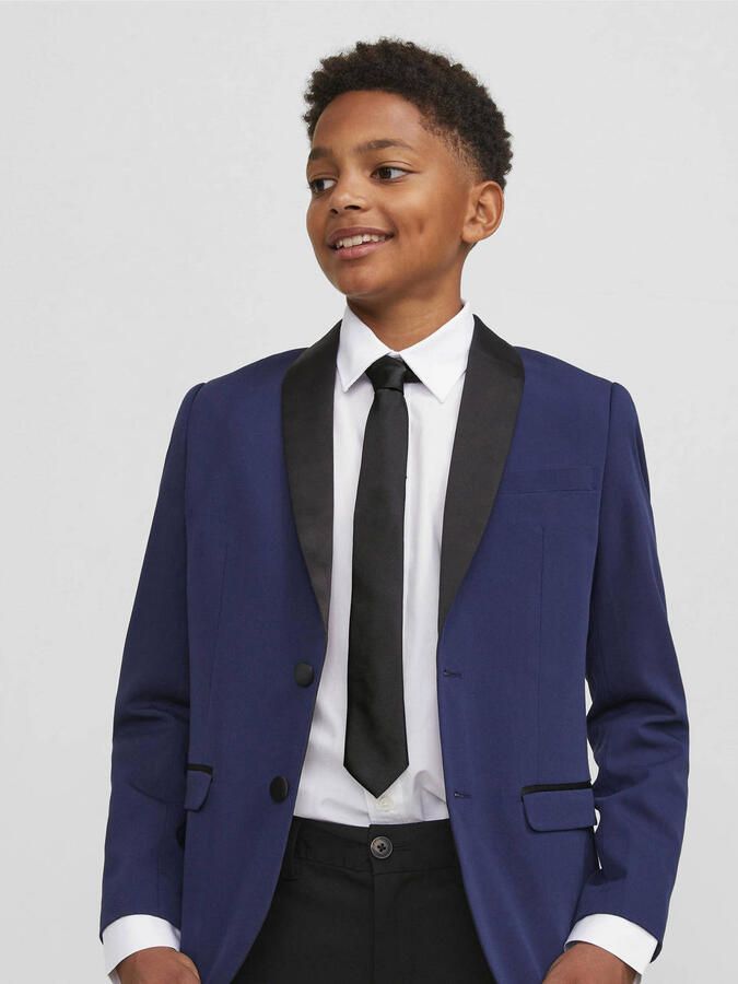 Jack & jones JUNIOR stropdas zwart Jongens Polyester Effen