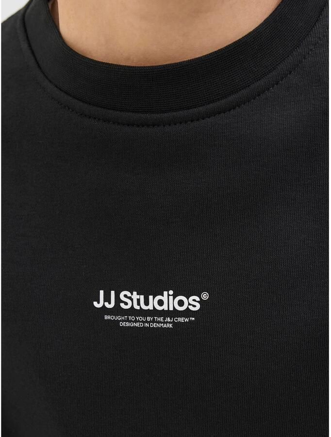 JACK & JONES JUNIOR sweater met tekst zwart - Foto 2