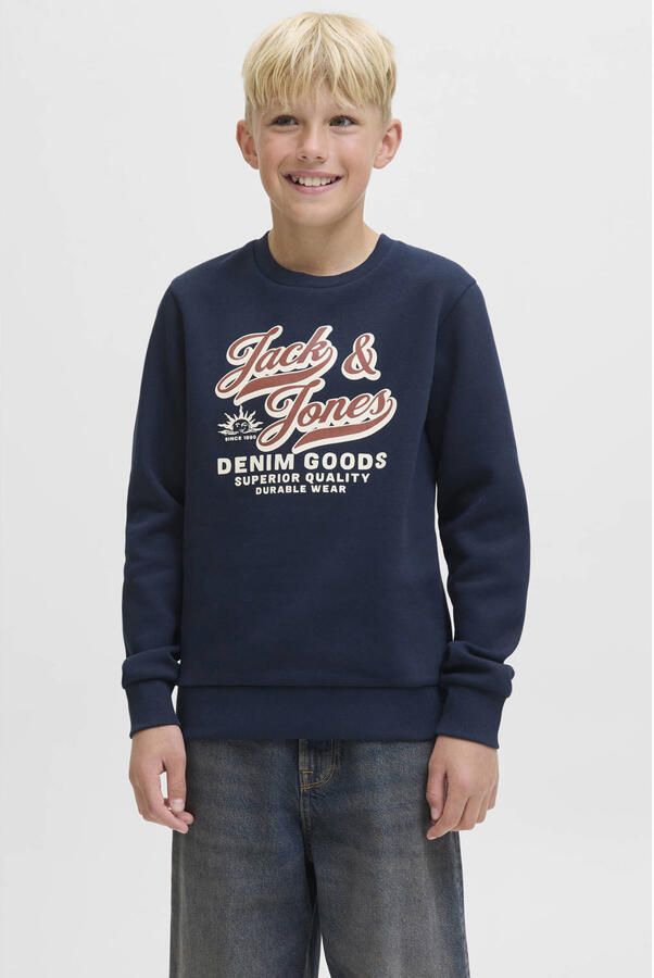 Jack & Jones Junior Sweatshirt JJELOGO SWEAT CREW 2 COL AW25 NOOS JNR - Foto 2