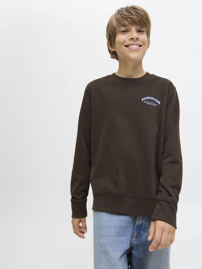 JACK & JONES JUNIOR sweater donkerbruin - Foto 2