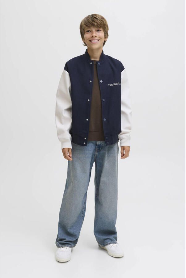 JACK & JONES JUNIOR sweater donkerbruin - Foto 3