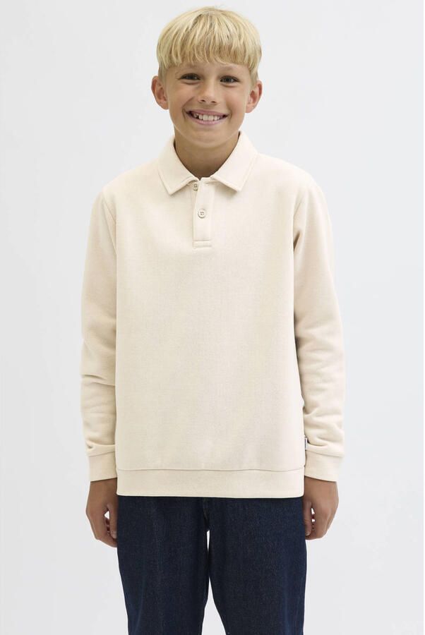 Jack & jones Sweatshirt met platte kraag model 'BRADLEY'